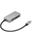 SANDBERG Kártyaolvasó, USB-C Multi Card Reader Pro