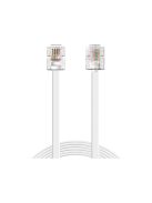 SANDBERG Telefonkábel, Telephone RJ11-RJ11 10m