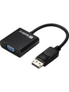 SANDBERG Kijelző konverter, Adapter DisplayPort>VGA