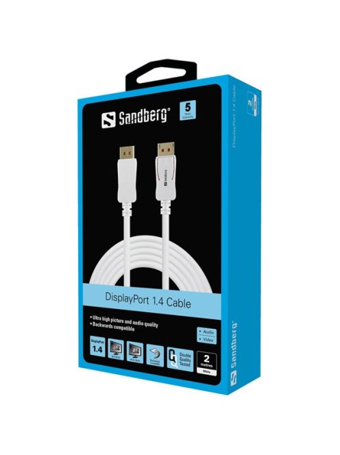 SANDBERG DisplayPort kábel, DisplayPort 1.4 8K60Hz 2m