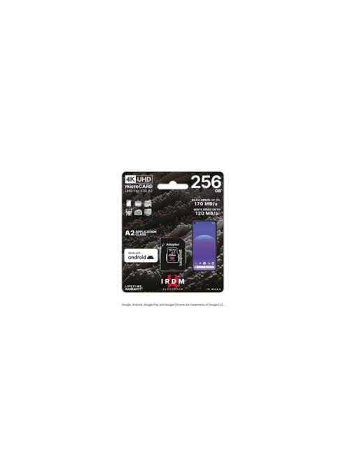 GOODRAM Memóriakártya MicroSDXC 256GB UHS-I U3 V30 + adapter, IRDM