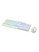 MSI ACCY VIGOR GK30 COMBO Gaming Keyboard + Optical Mouse, US, White