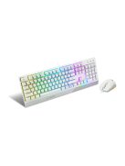MSI ACCY VIGOR GK30 COMBO Gaming Keyboard + Optical Mouse, US, White