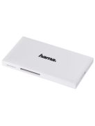 HAMA 181017, USB 3.0 SUPERSPEED "SLIM" MULTI KÁRTYAOLVASÓ, FEHÉR