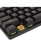 WHITE SHARK COMMANDOS mechanikus (red switch) gamer billentyűzet (angol), fekete