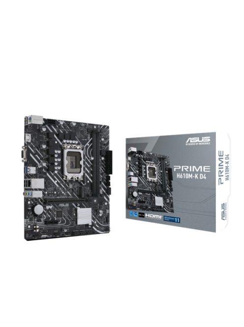 ASUS Alaplap S1700 PRIME H610M-K D4 INTEL H610, mATX