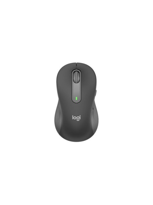 LOGITECH Egér - M650 Signature Vezeték Nélküli Optikai (Large) balkezes, Grafitszürke