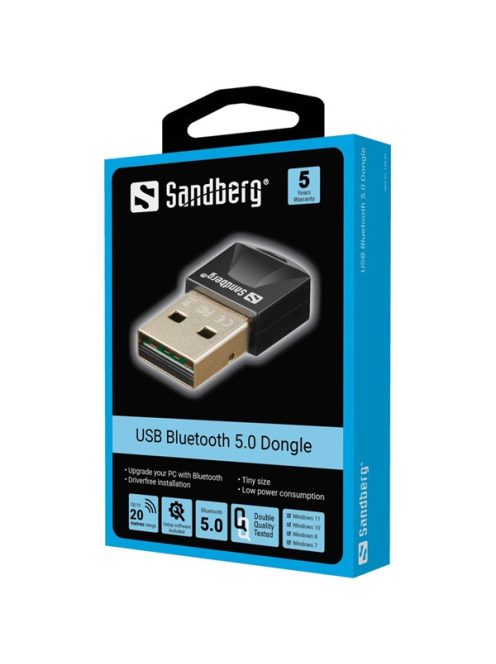 SANDBERG USB-adapter, USB Bluetooth 5.0 Dongle