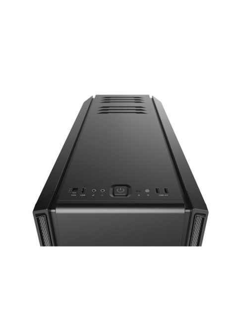BE QUIET! Ház Midi ATX Silent Base 601 Tápegység nélkül, Fekete Üvegfalú