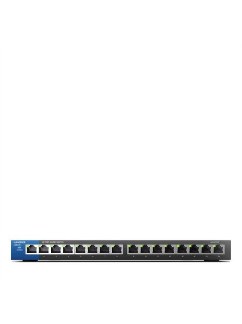 LINKSYS Switch LGS116, 16x1000Mbps (16-Port Business Desktop Gigabit  Switch)