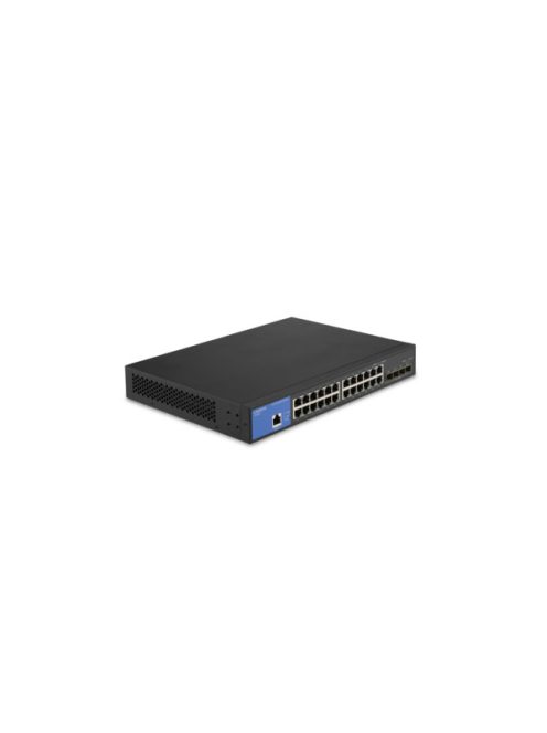 LINKSYS Switch LGS328C, 24x1000Mbps 4x 10G SFP+ (24-Port Business managed Gigabit Switch + 2 SFP+ port)