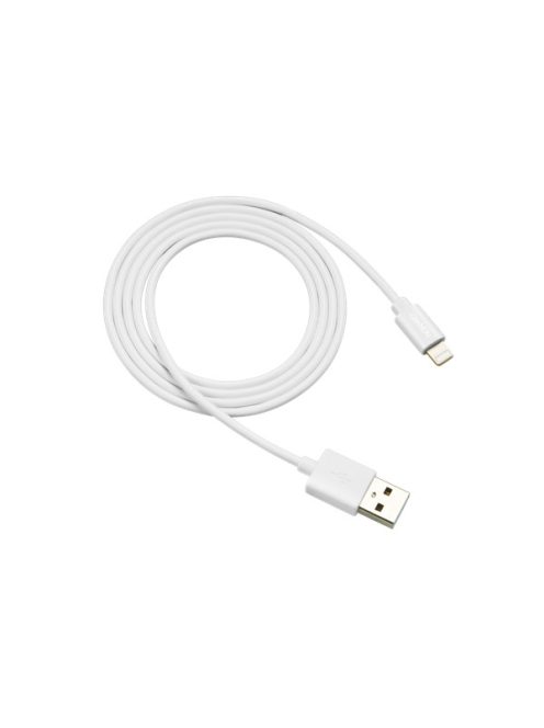 CANYON Töltőkábel, USB - LTG, Apple kompatibilis, fehér - CNS-MFICAB01W