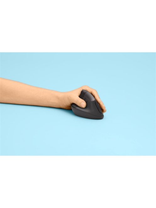 LOGITECH Egér - LIFT Vertical Ergonomic Bluetooth Optikai (Balkezes), Grafitszürke