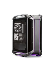   COOLER MASTER Ház ATX Cosmos C700M, 4db Ventilátorral + Riser kábel, Tápegység nélkül, Edzett Üveg, szürke-fekete