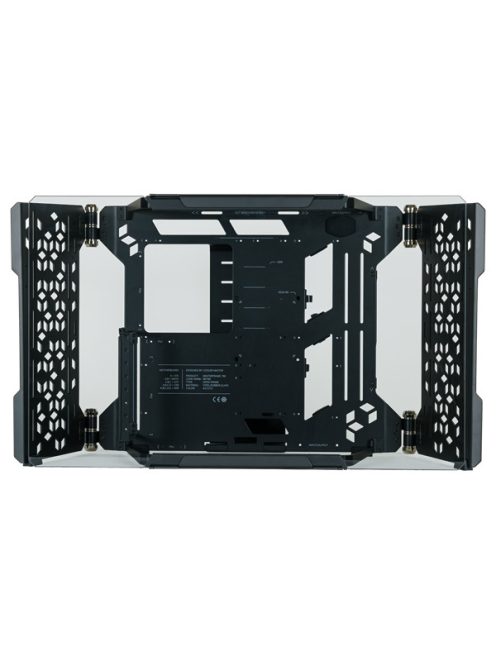 COOLER MASTER Ház Midi ATX MasterFrame 700 Tápegység nélkül, Fekete