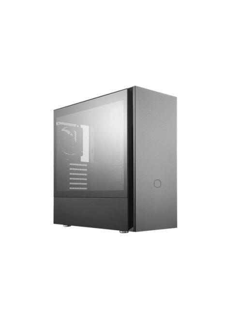 COOLER MASTER Ház Midi ATX MB Silencio S600 Tápegység nélkül, Edzett üveg, szürke
