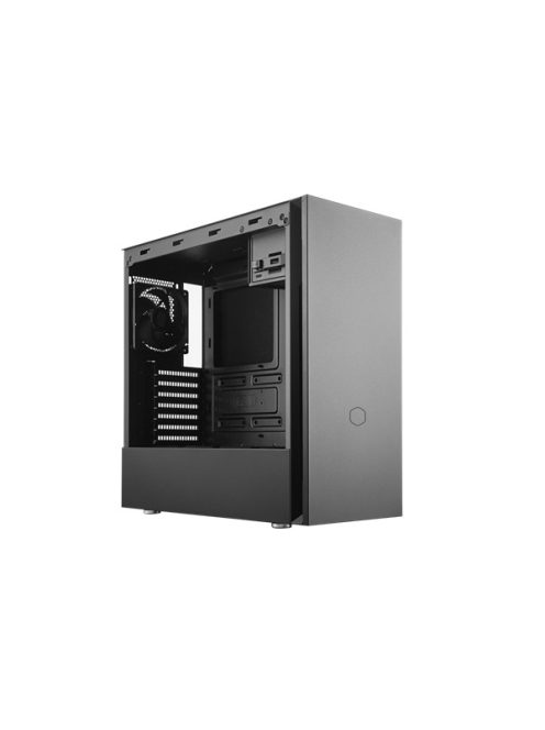 COOLER MASTER Ház Midi ATX MB Silencio S600 Tápegység nélkül, Edzett üveg, szürke