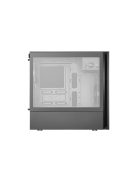 COOLER MASTER Ház Midi ATX MB Silencio S600 Tápegység nélkül, Edzett üveg, szürke