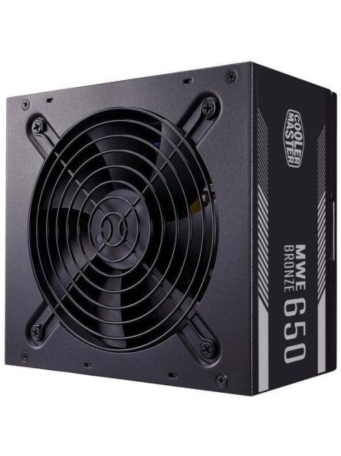 COOLER MASTER Tápegység MWE 650W, 12cm, 80+ Bronze V2, Aktív PFC