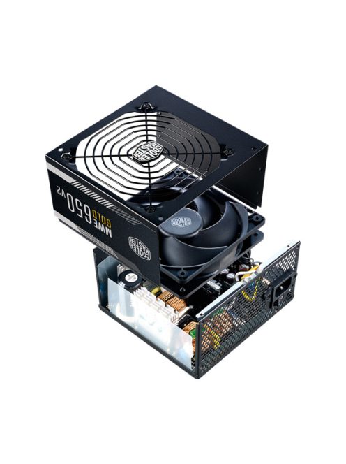 COOLER MASTER Tápegység MWE 650W, 12cm, 80+ Gold V2, Aktív PFC