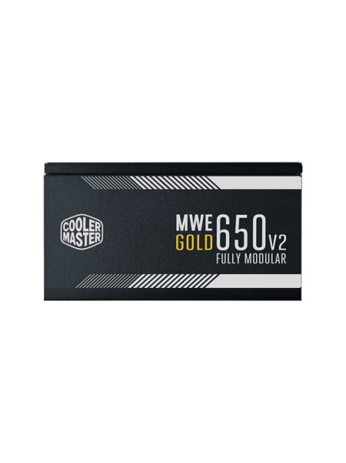 COOLER MASTER Tápegység Moduláris, MWE 650W, 12cm, 80+ Gold V2, Aktív PFC