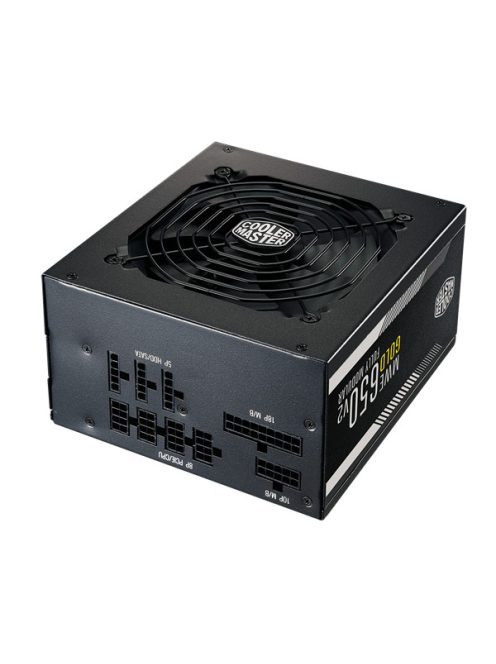 COOLER MASTER Tápegység Moduláris, MWE 650W, 12cm, 80+ Gold V2, Aktív PFC