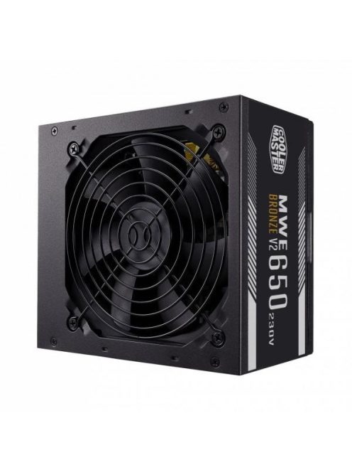 COOLER MASTER Tápegység MWE 650W, 12cm, 80+ White V2, Aktív PFC