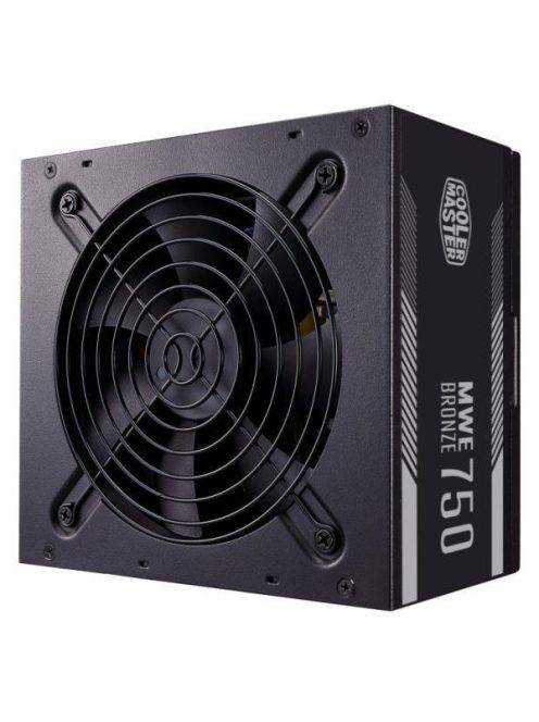 COOLER MASTER Tápegység MWE 750W, 12cm, 80+ Bronze V2, Aktív PFC