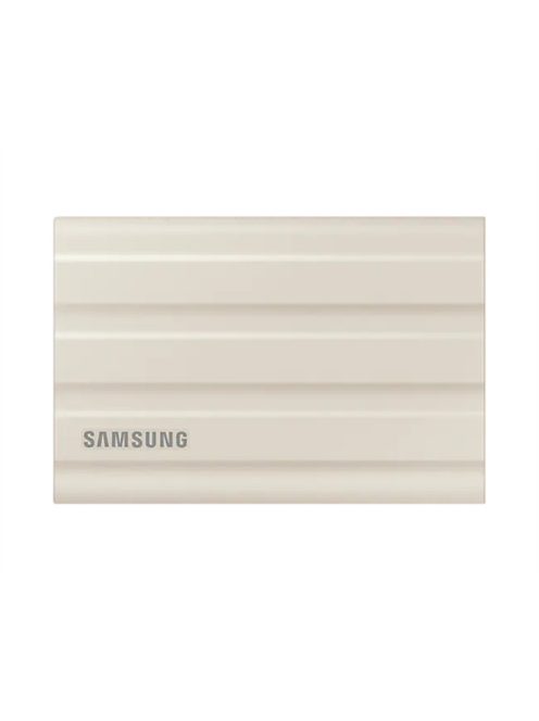 SAMSUNG Hordozható SSD T7 Shield, USB 3.2 Gen.2 (10Gbps), 1TB, Bézs