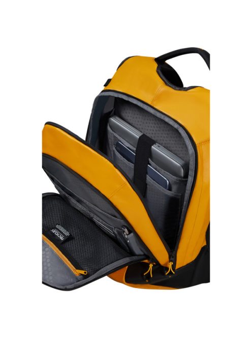 SAMSONITE Notebook hátizsák 140872-1924, LAPTOP BACKPACK L 17.3" (YELLOW) -ECODIVER