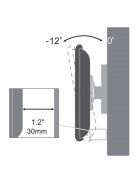SBOX LCD-100 fali konzol dönthető, 100x100, 13"-30", max 15 kg