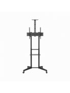 SBOX FS-401 Gurulós konzol, konferencia állvány, 32"-55", 600x400, max 50 kg