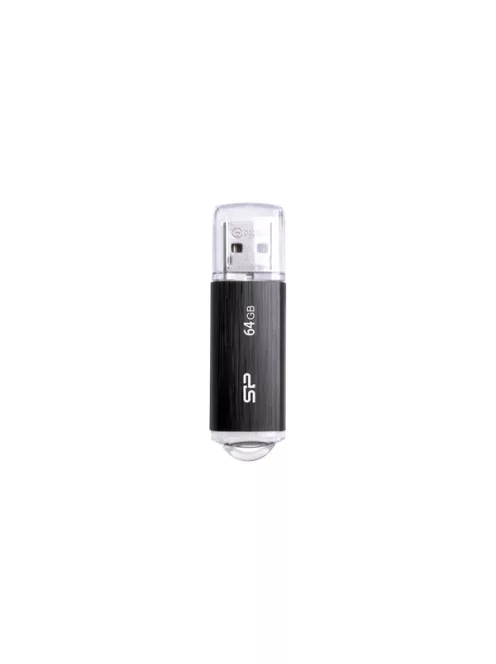 SILICON POWER Pendrive 4GB, Ultima - U02 USB 2.0, Fekete