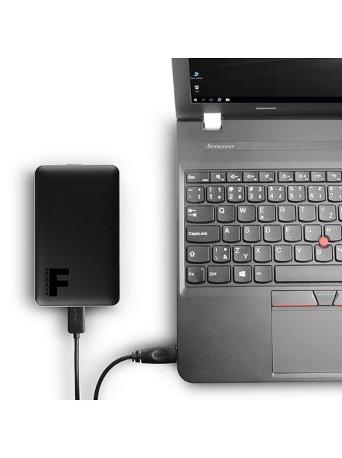 AXAGON EE25-F6B Külső merevlemez ház, USB 3.0, 2.5" SATA HDD/SSD, Fekete