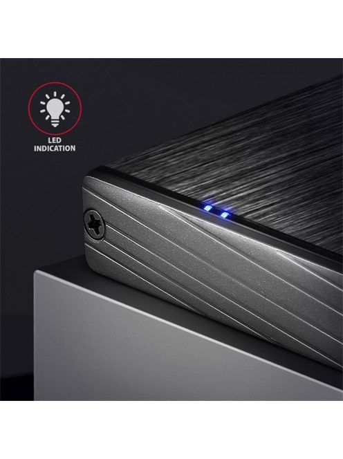 AXAGON EE25-XA6 Aline Box 2,5" USB 3.0 Külső HDD ház, fekete