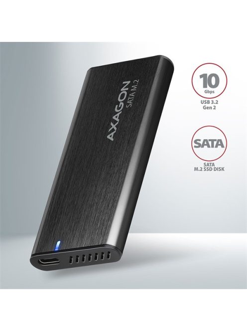 AXAGON EEM2-SBC SuperSpeed+ USB-C - M. 2 SATA SSD külső ház