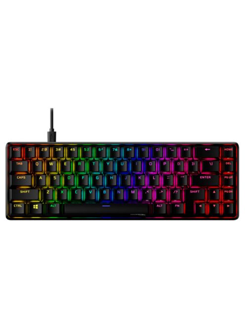 HP HYPERX vezetékes mechanikus gaming billentyűzet Alloy Origins 65 RGB piros switch - amerikai lokalizáció