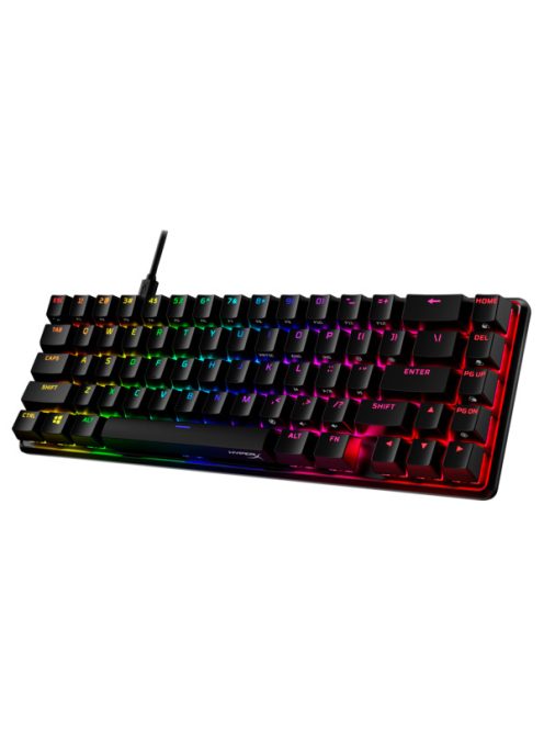 HP HYPERX vezetékes mechanikus gaming billentyűzet Alloy Origins 65 RGB piros switch - amerikai lokalizáció