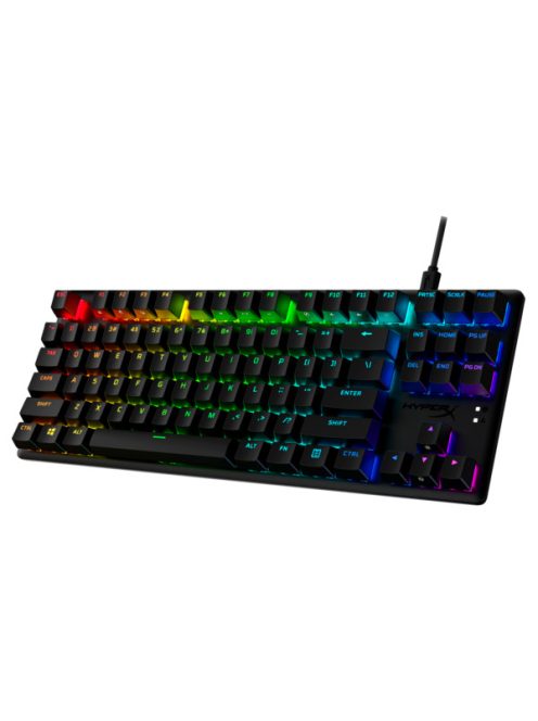 HP HYPERX vezetékes mechanikus gaming billentyűzet Alloy Origins Core PBT piros switch - amerikai lokalizáció