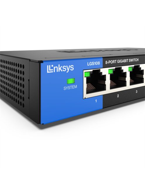 Linksys Switch, 8x1000Mbps, LGS108