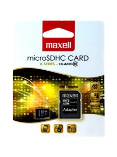   MAXELL Memóriakártya MicroSDHC 8GB X-Series + Adapter Class10