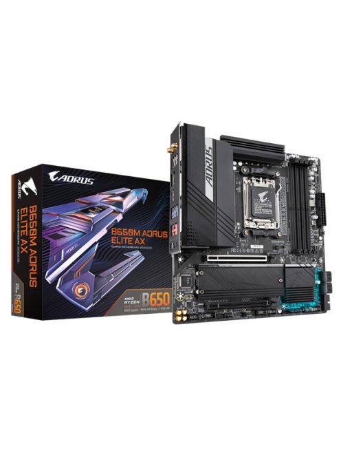 GIGABYTE Alaplap AM5 B650M AORUS ELITE AX AMD B650, mATX