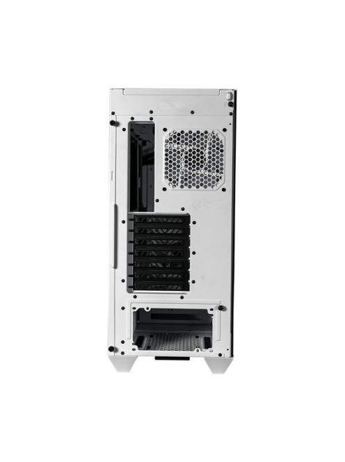 COOLER MASTER Ház Midi ATX HAF 500 ARGB + 4db Ventilátor, Tápegység nélkül, Üvegfalú, fehér