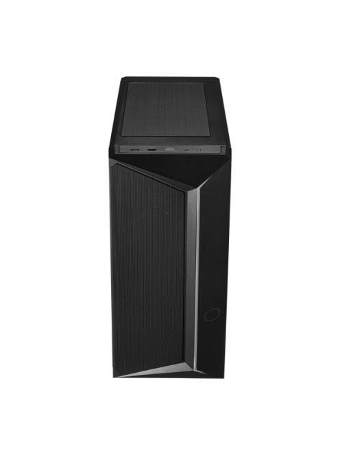 COOLER MASTER Ház Midi ATX CMP 510 ARGB, Tápegység nélkül, Üvegfalú, Fekete