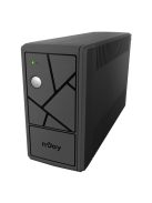 NJOY Szünetmentes 600VA - Keen 600 USB (2 Schuko, line-interaktív, fekete)