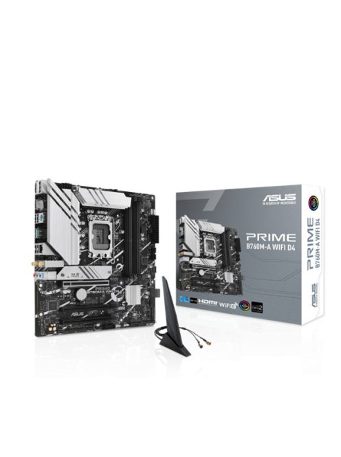 ASUS Alaplap S1700 PRIME B760M-A WIFI D4 INTEL B760, mATX