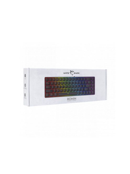 WHITE SHARK WS GK-2201B-HU RONIN-B fekete magyar!! membrán gamer billentyűzet