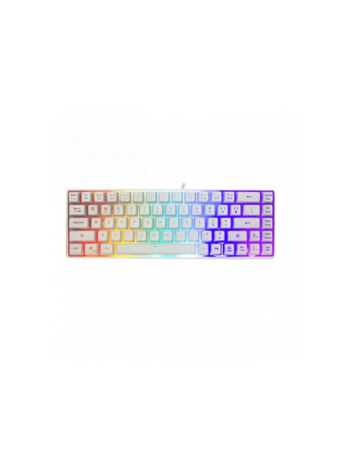 WHITE SHARK WS GK-2201W-HU RONIN-W fehér magyar!! membrán gamer billentyűzet