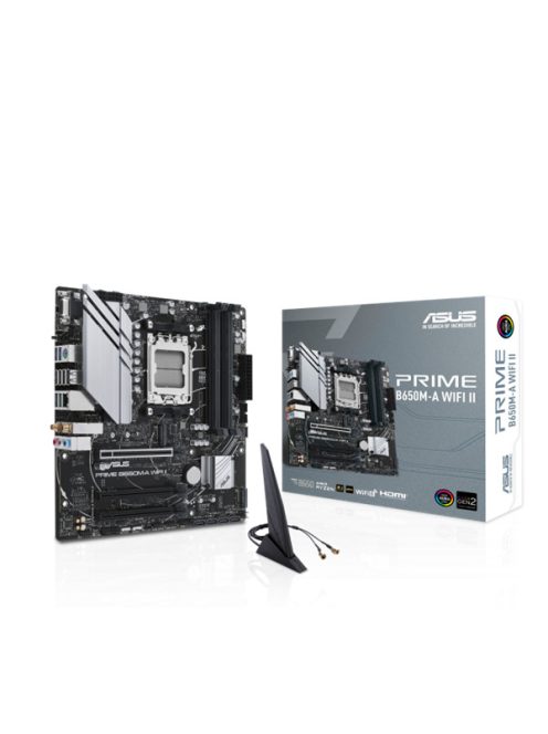 ASUS Alaplap AM5 PRIME B650M-A WIFI II AMD B650, mATX