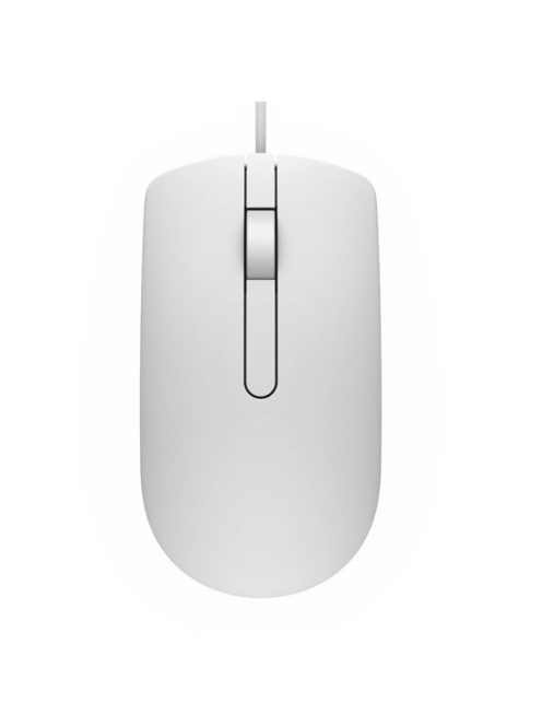 DELL Vezetékes egér, MS116 Optical Mouse - White